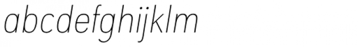 URW Geometric Condensed Thin Oblique