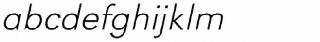 URW Grotesk ExtraWide ExtraLight Oblique