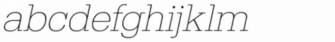 URW Typewriter Wide ExtraLight Oblique