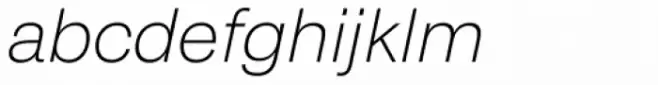 Urania Extra Light Italic