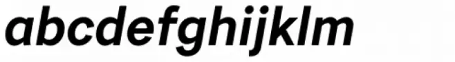 Urban Grotesk Bold Italic