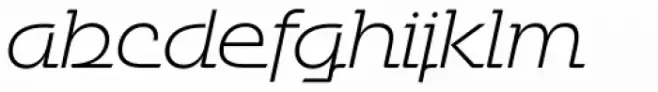 Urbane Adscript Extra Light Italic