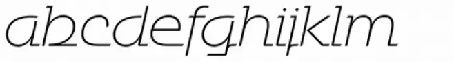 Urbane Adscript Thin Italic
