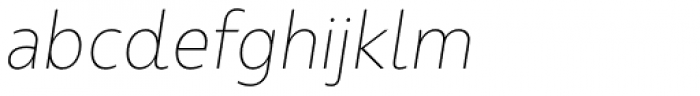 Urbani Thin Italic