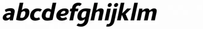 US Bill Sans Bold Slant