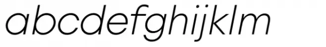 Uto Extralight Italic