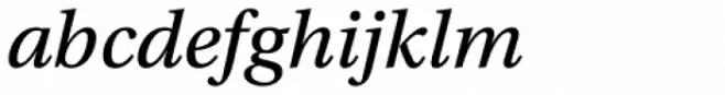 Utopia Caption Italic