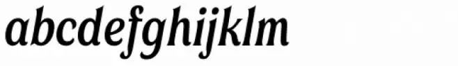 Valeson Condensed Demi Italic