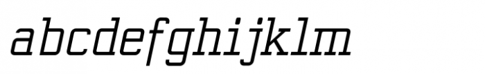 Valsity Medium Condensed Italic