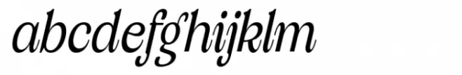 Valverde Condensed Regular Italic
