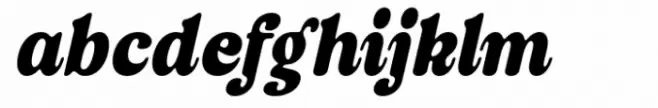 Valverde Rounded Condensed Black Italic