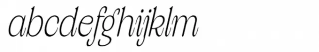 Valverde Rounded Condensed Extra Light Italic