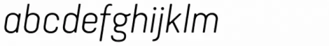 Van Condensed Pro Light Italic