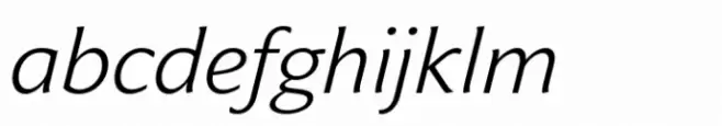 Varisse Soft Sans Book Italic
