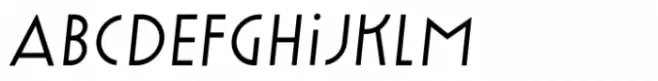 Varygraphie Light Italic
