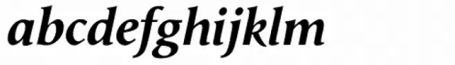 Vega Antikva Bold Italic