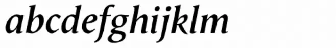 Vega Antikva SemiBold Italic