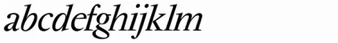 Vendome SH Italic