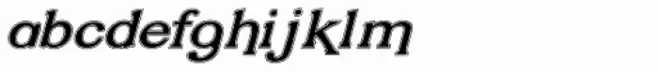 Vengeance Lined Italic