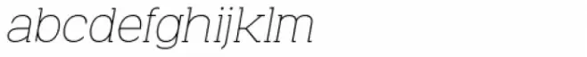 Venice Serif Light Oblique