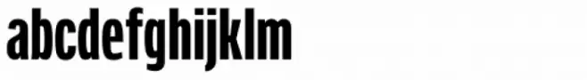 Verbatim Condensed Bold