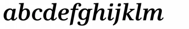 Vernacular Clarendon Demi Italic