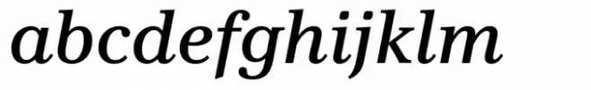 Vernacular Clarendon Medium Italic