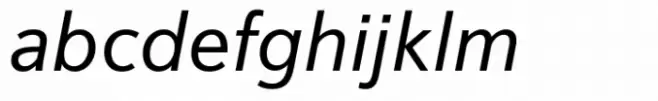 Vernacular Sans Italic