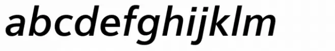 Vernacular Sans Medium Italic