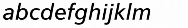 Vernacular Sans Roman Italic