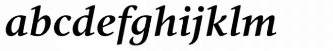 Vernacular Serif Demi Italic