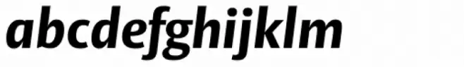 Vesta Pro ExtraBold Italic
