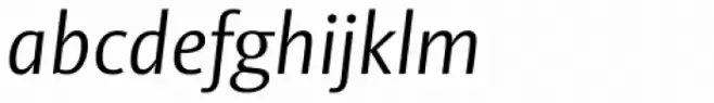 Vesta Pro Light Italic
