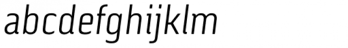 Via Sans Light Italic