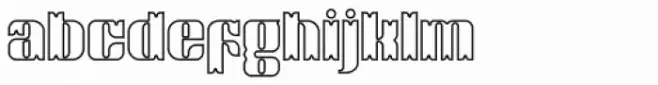 Victorina Black Outline