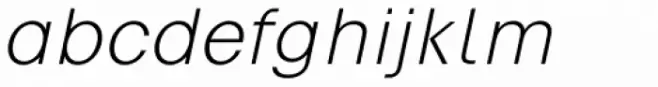 Vikive Semicondensed Light Italic