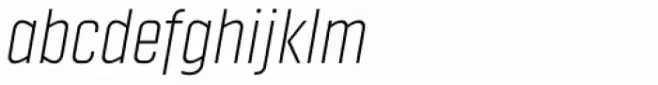 Vin Sans Pro Extra Light Italic