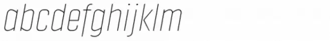 Vin Sans Pro Thin Italic