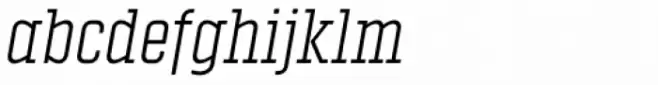 Vin Slab Pro Light Italic