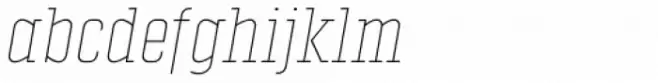 Vin Slab Pro Thin Italic