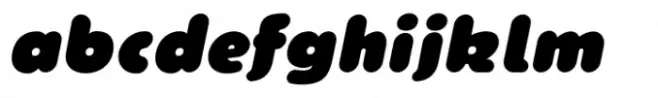Vinice Round Black Italic