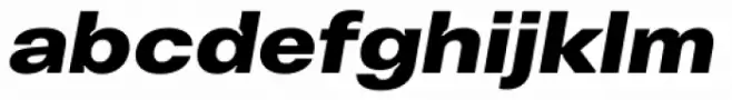 Vinila Extended Extra Bold Oblique