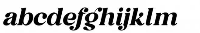 Vintage Glamour Bold Italic