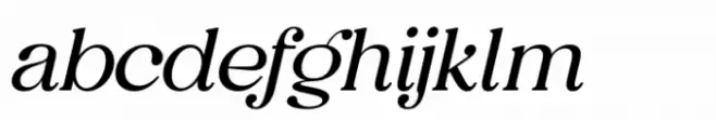 Vintage Glamour Light Italic