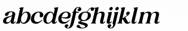 Vintage Glamour Medium Italic