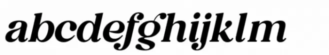 Vintage Glamour Semibold Italic