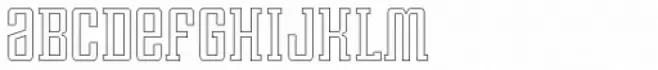 Violenta Slab Outline Unicase