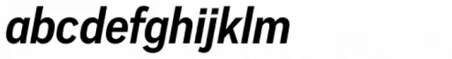 Vito Condensed Bold Italic