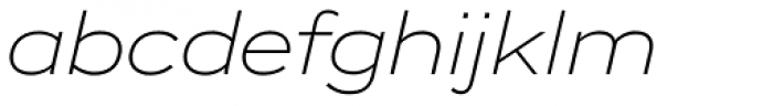 Vito Wide Extra Light Italic