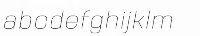 Vitro Ultra Light Italic